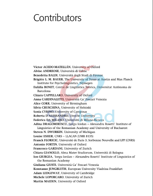 Tải FREE sách The Cambridge Handbook Of Romance Linguistics PDF