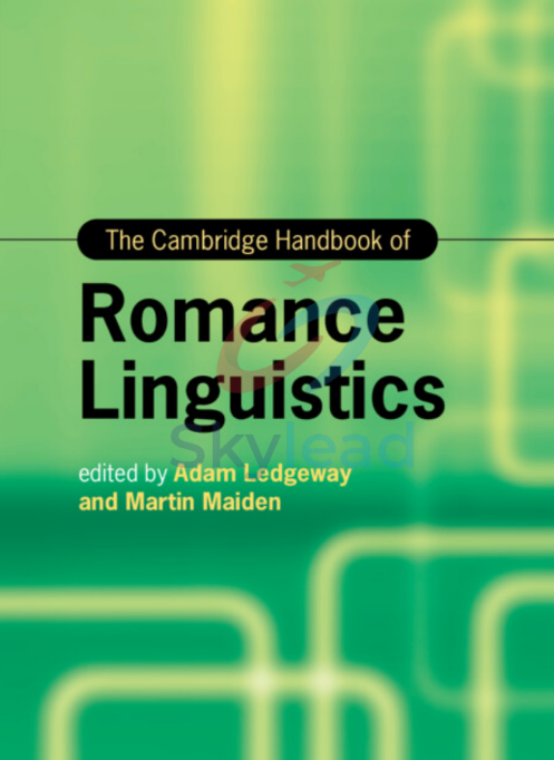 Tải FREE sách The Cambridge Handbook Of Romance Linguistics PDF