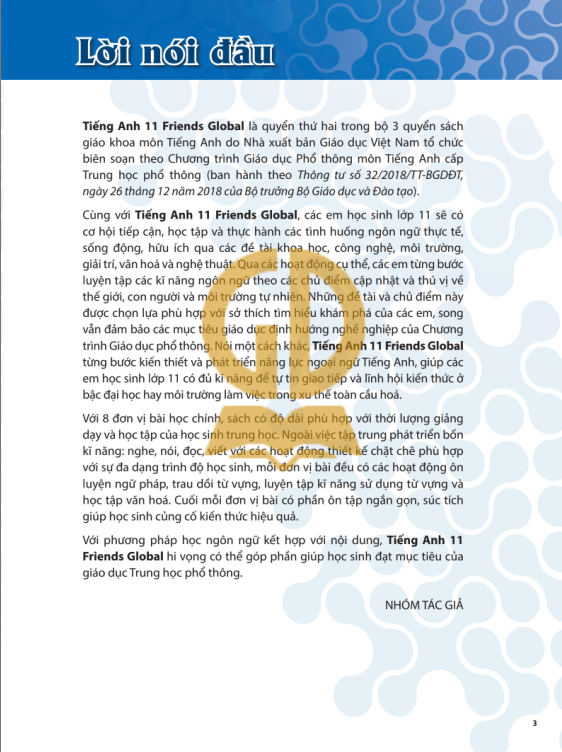 Tải FREE sách Tiếng Anh 11 Friends Global Student Book PDF