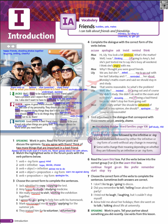 Tải FREE sách Tiếng Anh 12 Friends Global PDF - Student Book 1