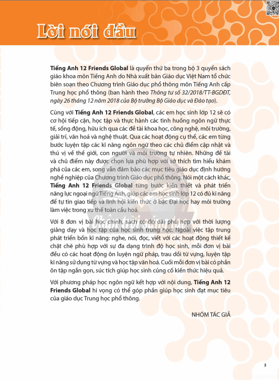 Tải FREE sách Tiếng Anh 12 Friends Global PDF - Student Book