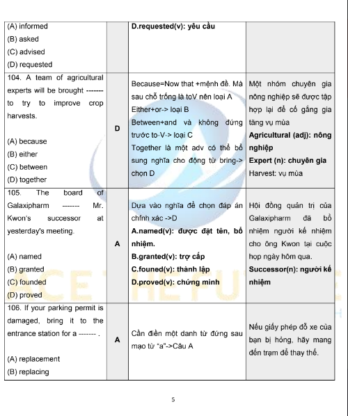 Tải FREE sách Tổng Hợp 1000+ Câu Giải Chi Tiết TOEIC Part 5 PDF có tiếng Việt 3 Tải FREE sách Tổng Hợp 1000+ Câu Giải Chi Tiết TOEIC Part 5 PDF có tiếng Việt