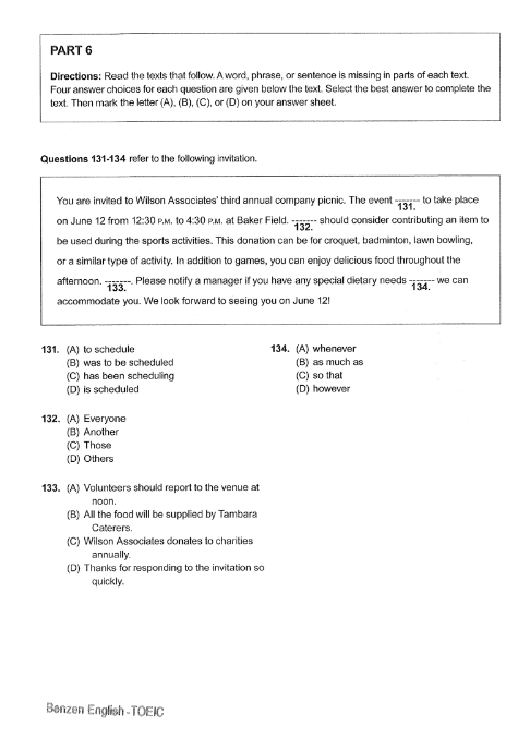 Tải FREE sách Tổng Hợp Giải Chi Tiết Part 6 TOEIC PDF có tiếng Việt 4 Tải FREE sách Tổng Hợp Giải Chi Tiết Part 6 TOEIC PDF có tiếng Việt