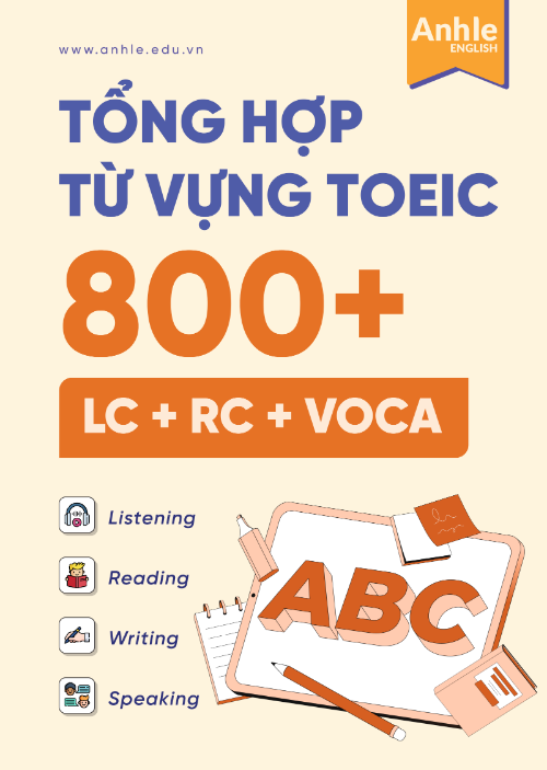 Tải FREE sách Tổng Hợp Từ Vựng Toeic 800+ Listening Và Reading PDF