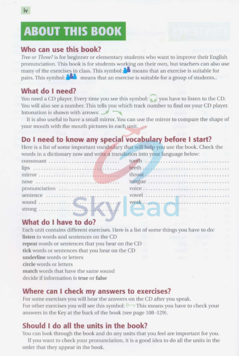 Tải FREE sách Tree Or Three Second Edition PDF - An Elementary Pronunciation Course 7 Tải FREE sách Tree Or Three Second Edition PDF - An Elementary Pronunciation Course