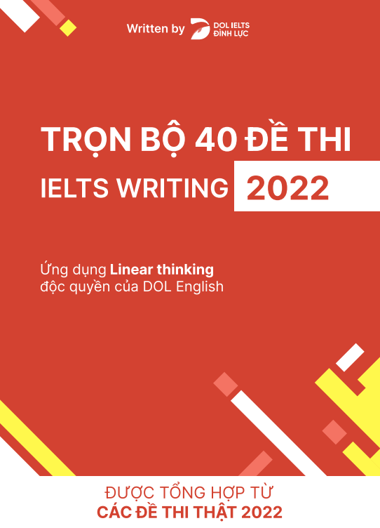Tải FREE sách Trọn Bộ 40 Đề Thi IELTS Writing 2022 PDF có tiếng Việt