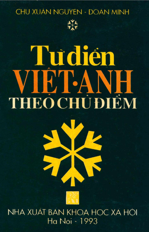 Tải FREE sách Từ Điển Việt - Anh Theo Chủ Điểm PDF có tiếng Việt