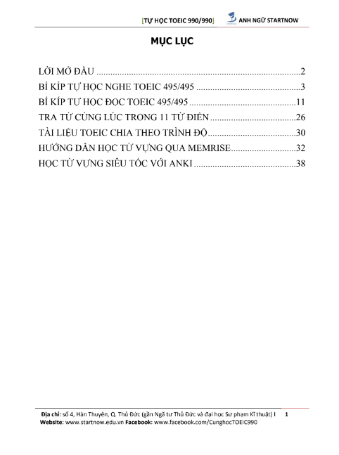 Tải FREE sách Tự Học 990/990 TOEIC - Hoàng Ân PDF có tiếng Việt 4 Tải FREE sách Tự Học 990-990 TOEIC - Hoàng Ân PDF có tiếng Việt