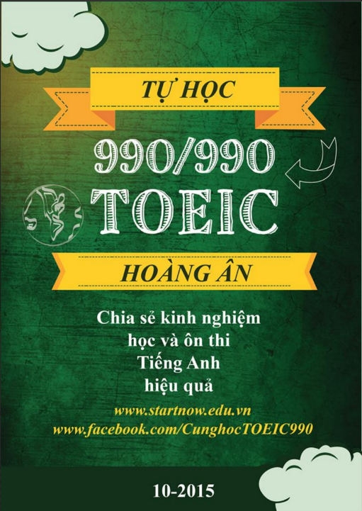 Tải FREE sách Tự Học 990-990 TOEIC - Hoàng Ân PDF có tiếng Việt