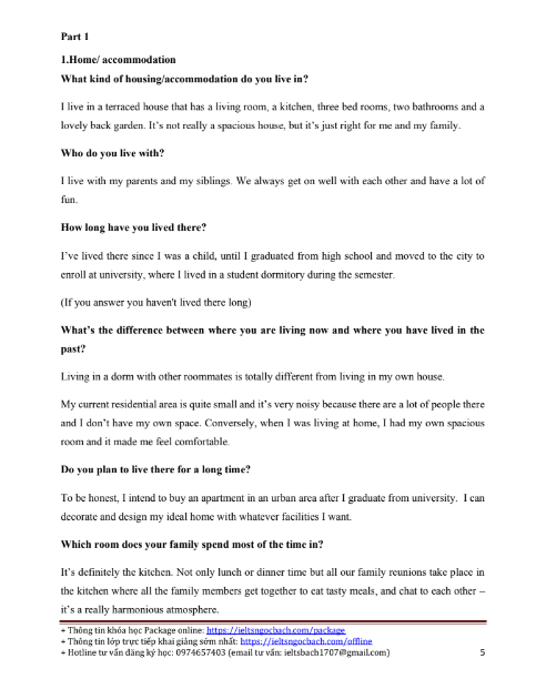 Tải FREE sách Tự Học IELTS Speaking Mới Phiên Bản 2024 PDF