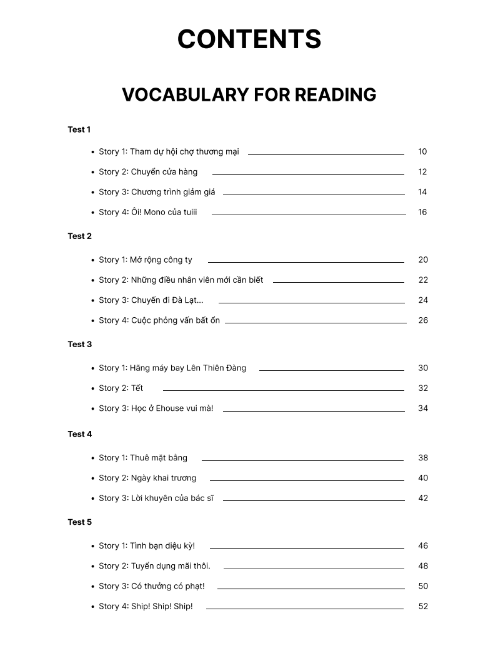 Tải FREE sách Vocabulary For TOEIC Reading - Listening PDF 3 Tải FREE sách Vocabulary For TOEIC Reading - Listening PDF