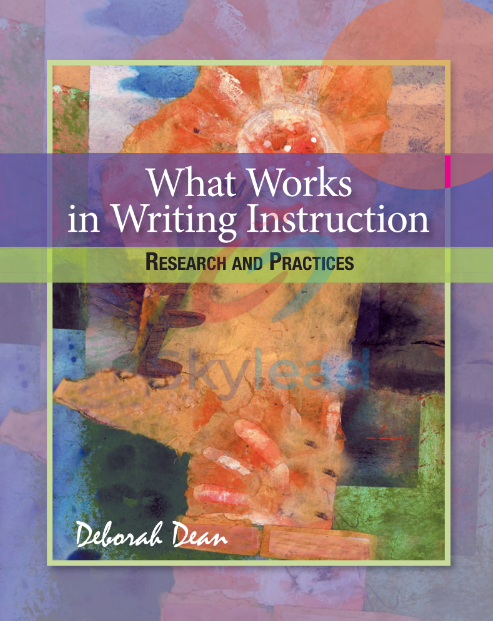 Tải FREE sách What Works In Writing Instruction PDF - Research And Practices