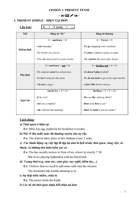 Tải FREE tài liệu English 9 Grammar Book PDF - Focus Learning Academy