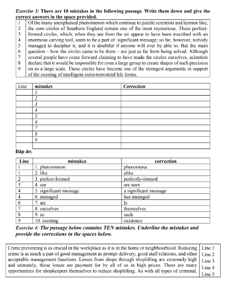 Tải FREE tài liệu PDF Ôn Thi Vào Lớp 10 Chuyên Anh Và Thi Học Sinh Giỏi - Chuyên Đề Tìm Lỗi Sai Trong Đoạn Văn Và Sửa