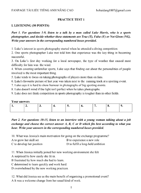 Tải FREE tài liệu PDF Phát Triển Kỹ Năng Toàn Diện Cho Học Sinh Chuyên Anh