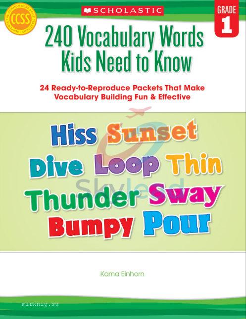 Tải FREE sách 240 Vocabulary Words Kids Need To Know PDF - Grade 1