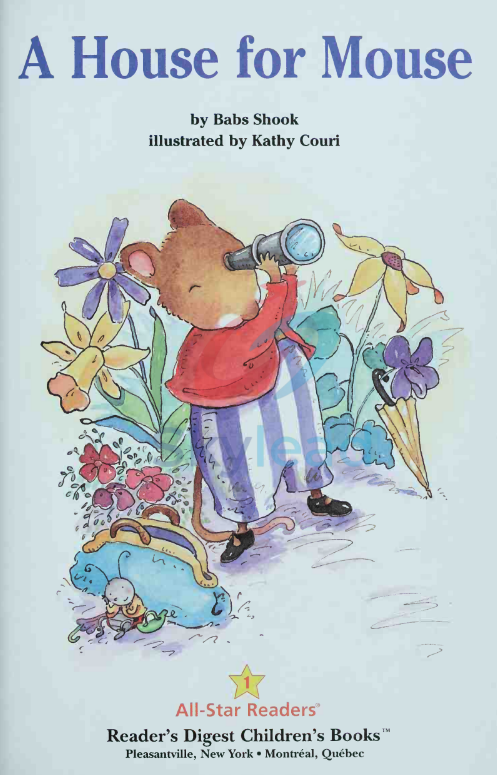 Tải FREE sách A House For Mouse Preschool-Grade 1 PDF