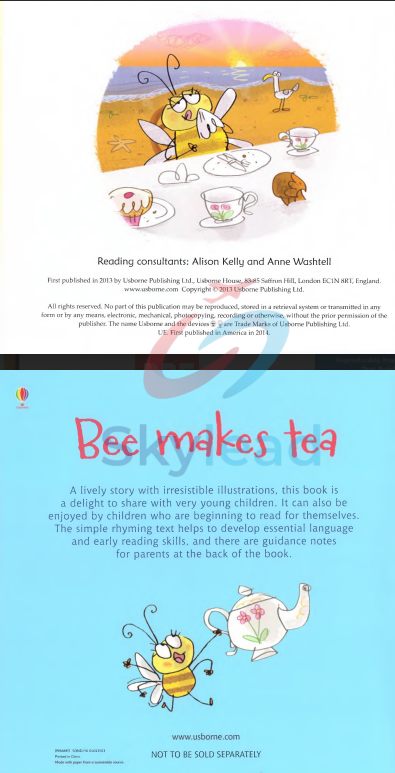 Tải FREE sách Bee Makes Tea Usborne Phonics Readers PDF 6 Tải FREE sách Bee Makes Tea Usborne Phonics Readers PDF