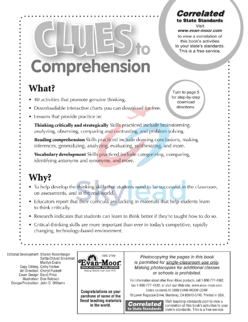 Tải FREE sách Clues To Comprehension Grades 3-4 PDF 7 Tải FREE sách Clues To Comprehension Grades 3-4 PDF
