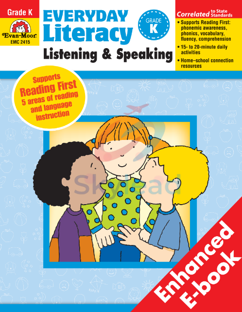 Tải FREE sách Everyday Literacy Listening And Speaking PDF - Grade K