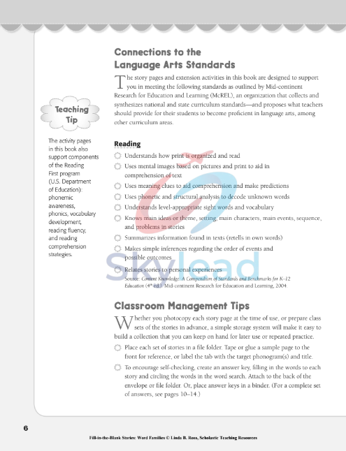 Tải FREE sách Fill In The Blank Stories Word Families PDF - Grades K-2