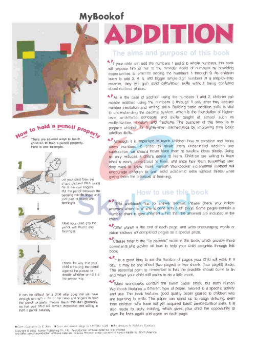 Tải FREE sách My Book Of Addtion Ages 5 - 6 - 7 PDF