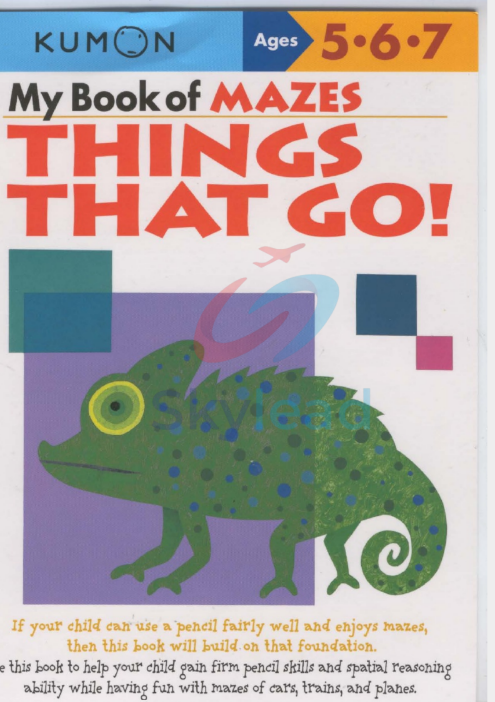 Tải FREE sách My Book Of Mazes Things That Go PDF - Ages 5-6-7