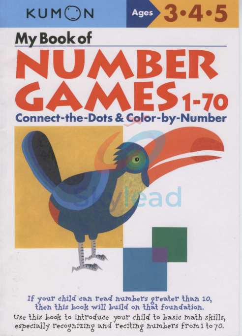 Tải FREE sách My Book Of Number Games 1 - 70 PDF - Age 3-4-5