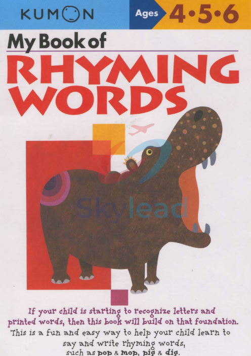 Tải FREE sách My Book Of Rhyming Words PDF - Ages 4-5-6