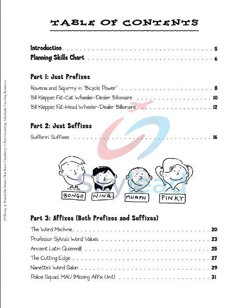 Tải FREE sách PDF 25 Wacky And Wonderful Stories That Boost Vocabulary Grades 4 - 8