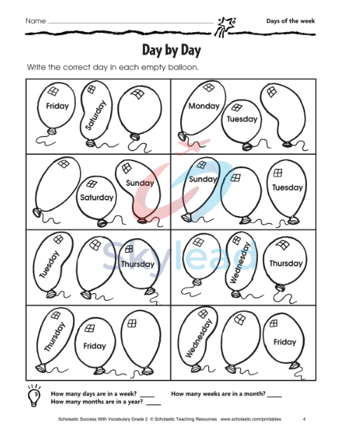 Tải FREE sách Scholastic Success With Vocabulary Grade 2 PDF - Workbook