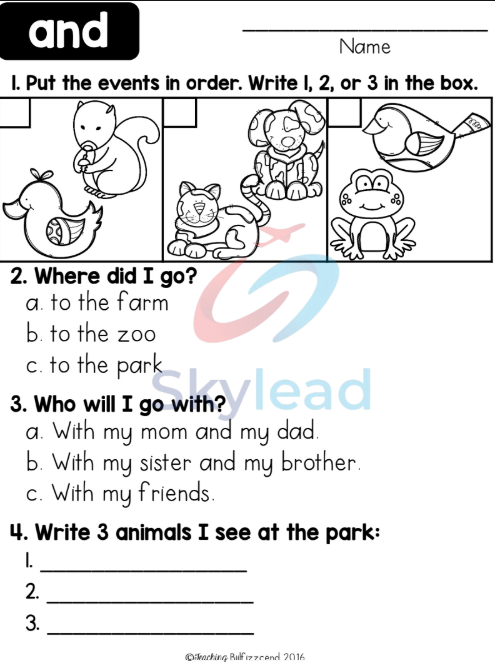 Tải FREE sách Sight Word Reader And Comprehension PDF - Pre-Primer Set 2 - Copy