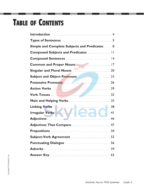 Tải FREE sách Success With Grammar Grade 4 PDF