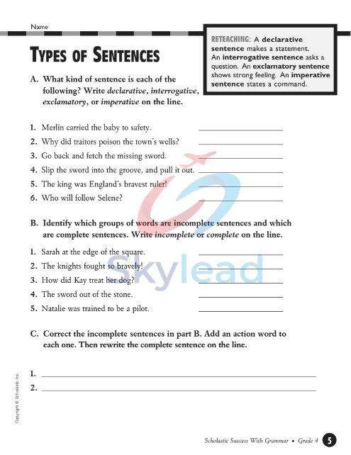 Tải FREE sách Success With Grammar Grade 4 PDF