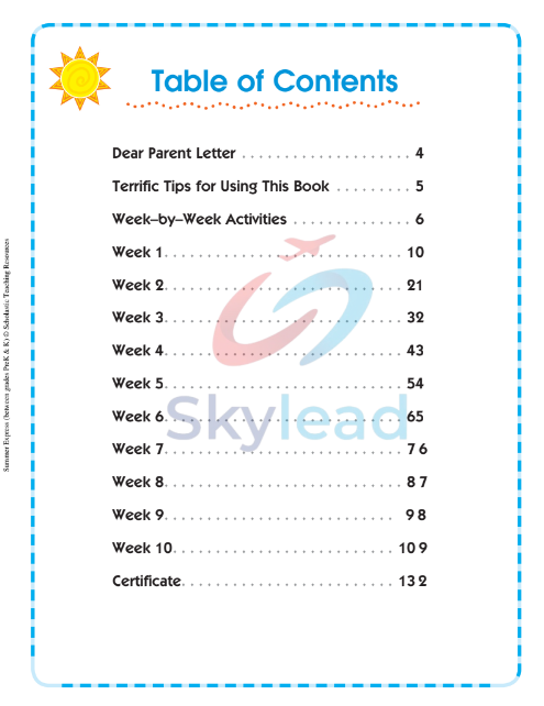 Tải FREE sách Summer Express Between Grades PreK And K PDF