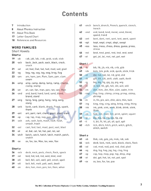 Tải FREE sách The Big Collection Of Phonics Flipbooks PDF - Grades K-3