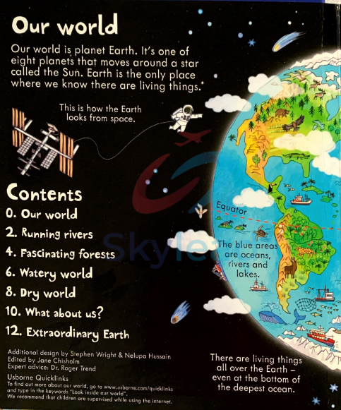 Tải FREE sách Usbone Look Inside Our World PDF - With 80 Flaps To Lift