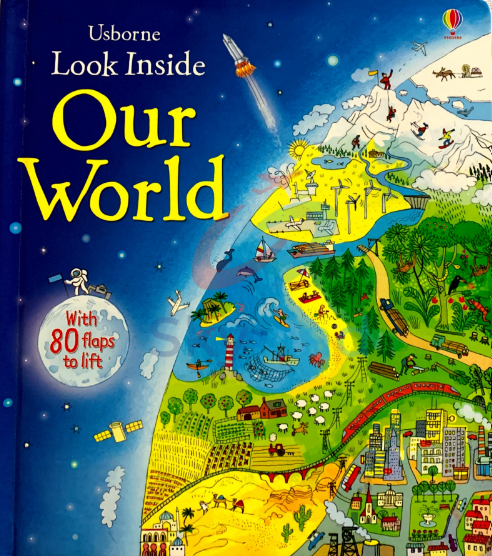 Tải FREE sách Usbone Look Inside Our World PDF - With 80 Flaps To Lift