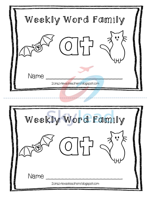 Tải FREE sách Weekly Word Family Booklets PDF