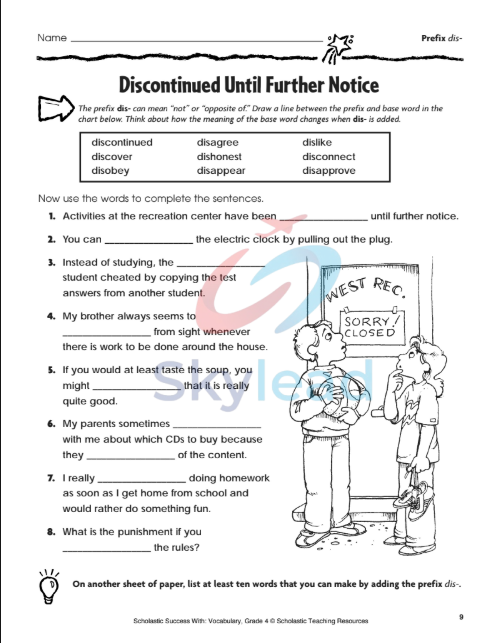 Tải FREE sách Scholastic Success With Vocabulary Grade 4 PDF - Workbook 3