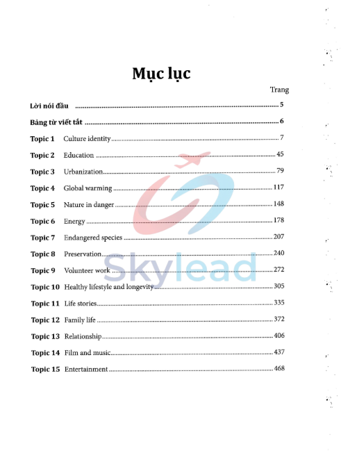 Tải FREE sách 30 Chủ Đề Từ Vựng Tiếng Anh PDF có tiếng Việt 2