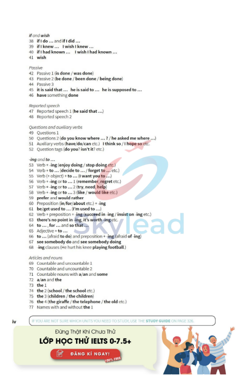 Tải FREE sách 30 Grammar in Use PDF có tiếng Việt 5