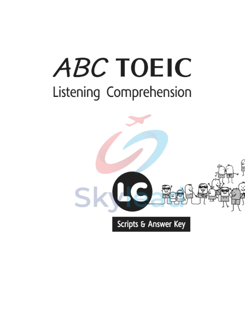 Tải FREE sách ABC TOEIC Listening Comprehension PDF 1