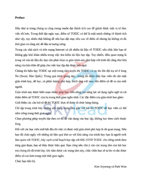 Tải FREE sách Big Step Toeic 1 PDF có tiếng Việt 1