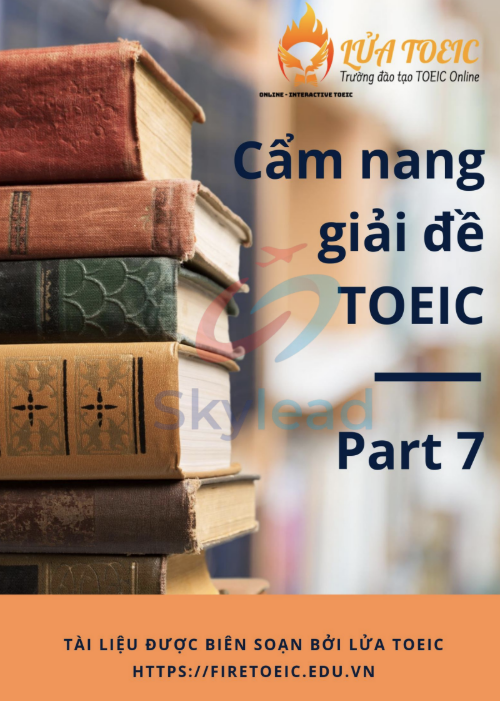 Tải FREE sách Cẩm Nang Giải Đề TOEIC Part 7 PDF có tiếng Việt 1