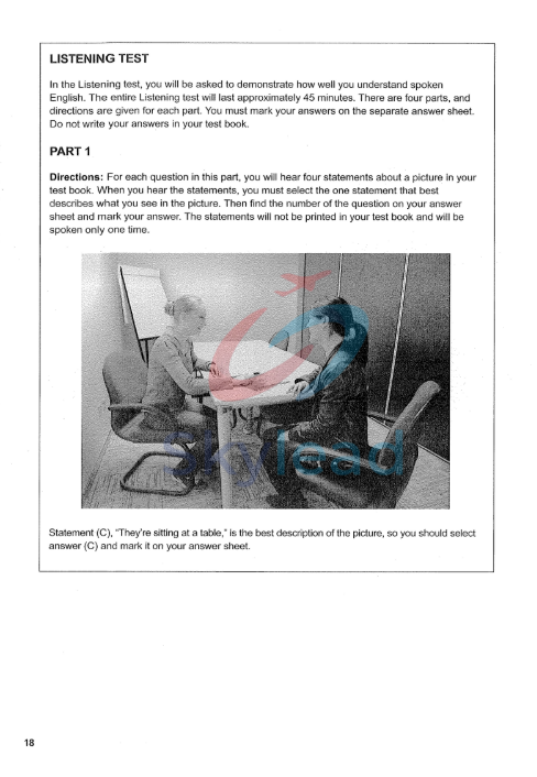 Tải FREE sách ETS TOEIC Test LC PDF màu tím có tiếng Việt 9 Tải FREE sách ETS TOEIC Test LC PDF màu tím có tiếng Việt 2