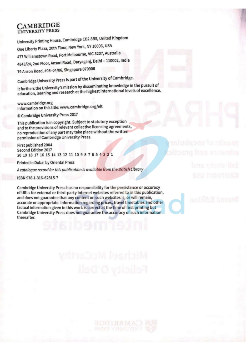 Tải FREE sách English Phrasal Verbs in Use Intermediate PDF 2