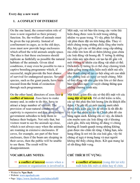 Tải FREE sách Every Day a New Word bản Song Ngữ by Ngocbach PDF 7