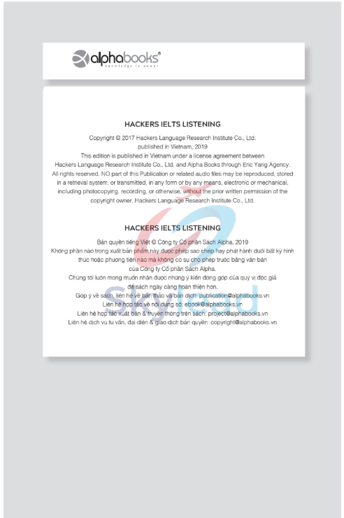 Tải FREE sách Hackers IELTS Listening 297 PDF có tiếng Việt 13 Tải FREE sách Hackers IELTS Listening 297 PDF có tiếng Việt 2