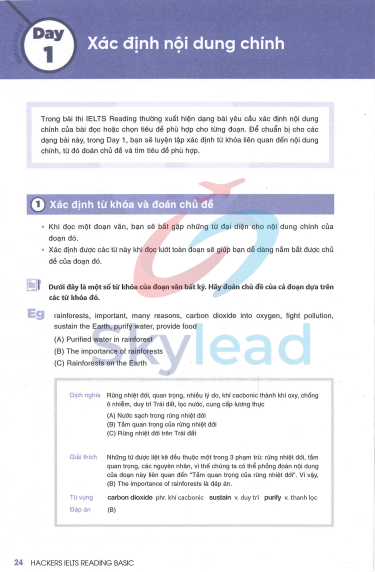 Tải FREE sách Hackers IELTS Reading PDF có tiếng Việt 2